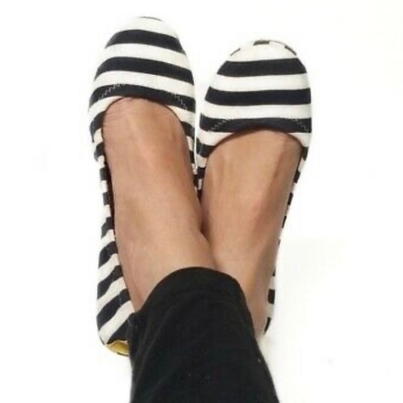 Lucky Brand Shoes - Lucky Brand Erin 2 Ballet Flats Striped White/Navy